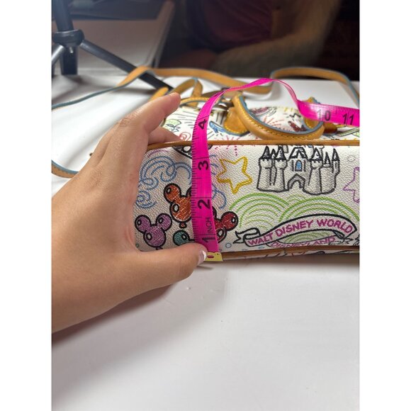 Dooney & Bourke Disney Parks White Crossbody Bag With Mickey & Friends Print - Picture 8 of 8